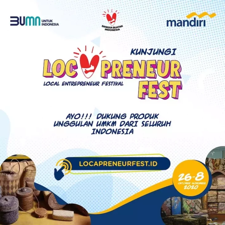 DUKUNG UMKM MILENIAL, MDMEDIA HADIRKAN “LOCAPRENEUR FEST 2020”